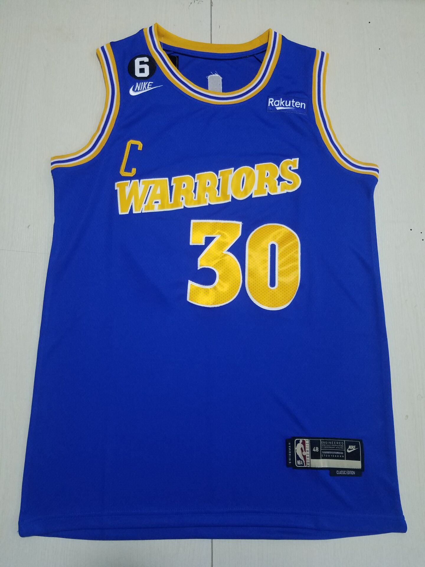 Men Golden State Warriors #30 Curry Blue Nike 2022 NBA Jerseys->customized nba jersey->Custom Jersey